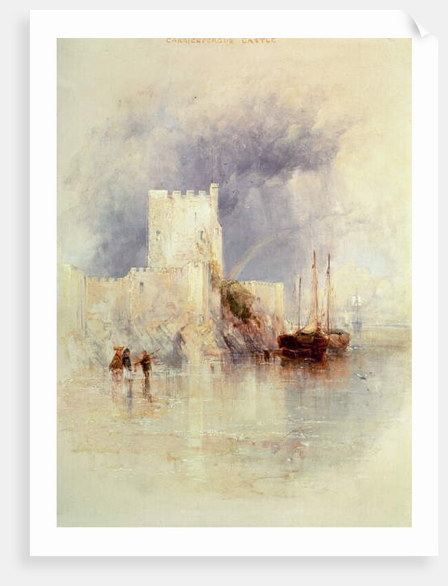 Carrickfergus, Ireland by Thomas Creswick