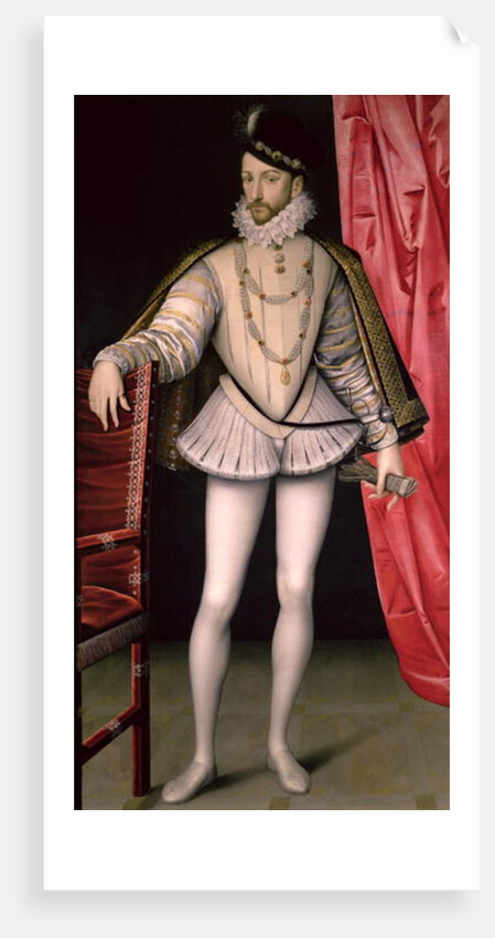 Portrait of Charles IX by Francois Clouet