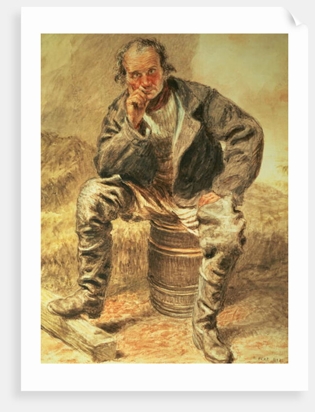 An Oysterman, 1827 by William Henry Hunt