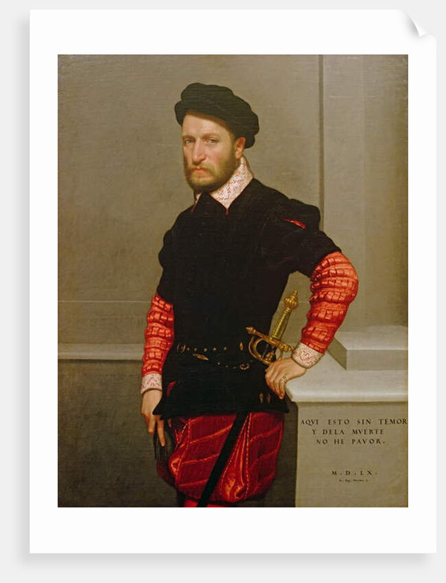 Portrait of Don Gabriel de la Cueva, The Duke of Albuquerque 1560 by Giovanni Battista Moroni