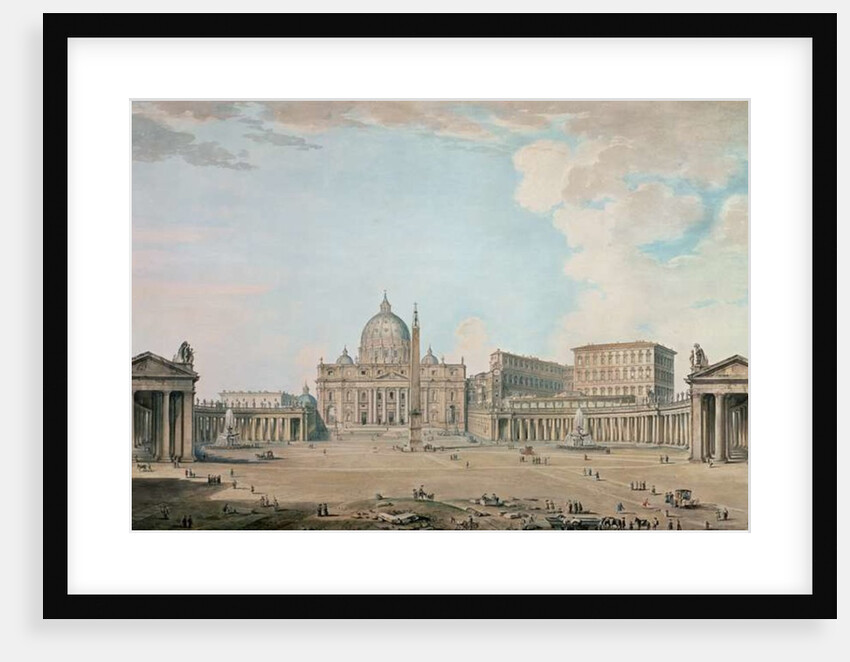 St. Peter's, Rome by Giovanni Paolo Pannini