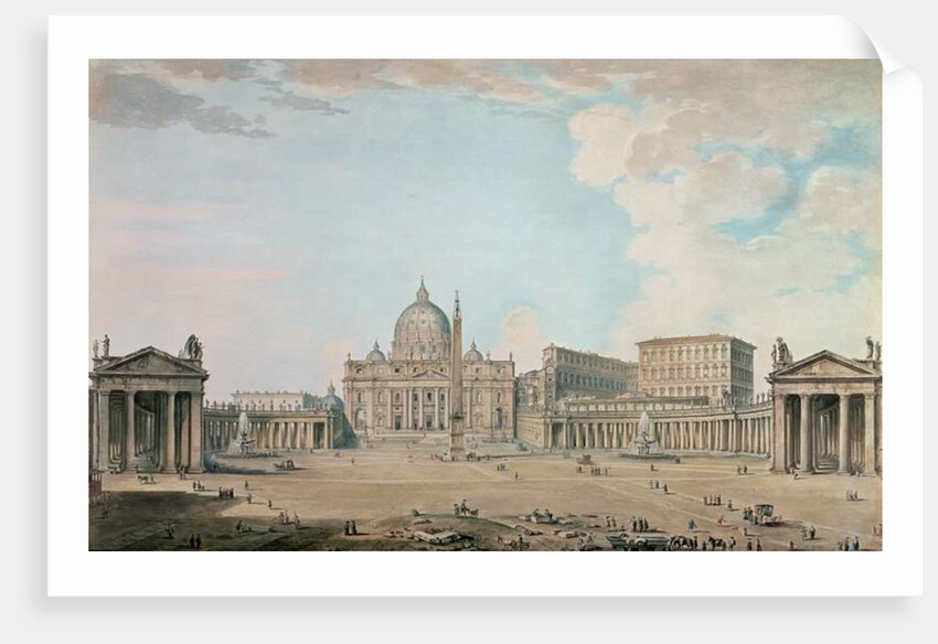 St. Peter's, Rome by Giovanni Paolo Pannini