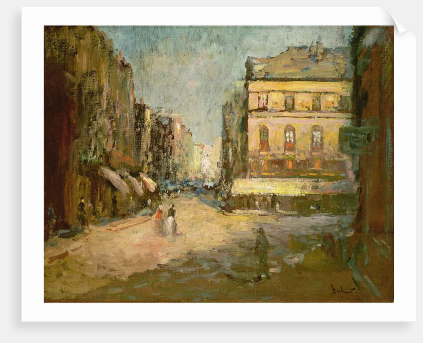 Cafe des Tribunaux, Dieppe by Walter Richard Sickert