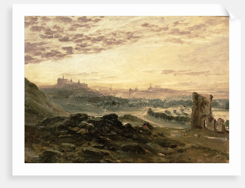 A Panoramic View of Edinburgh by Samuel Bough