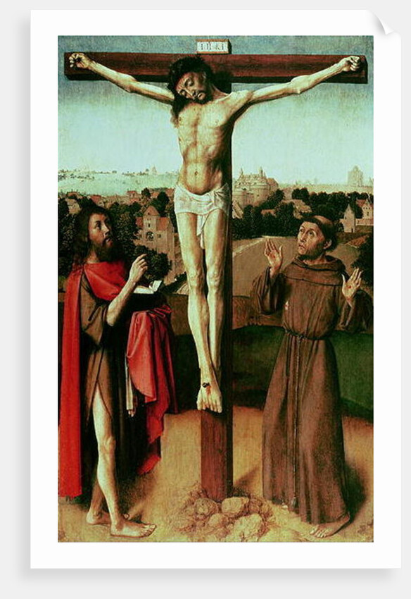 Christ on the Cross between St. John and St. Francis by Gerard David