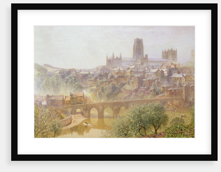 Elvet Bridge, Durham, 1876 by Alfred William Hunt