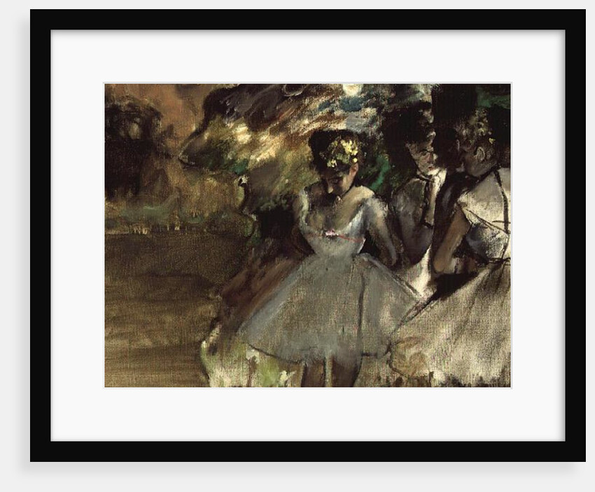 Three Dancers in the Wings, c.1880-85 by Edgar Degas