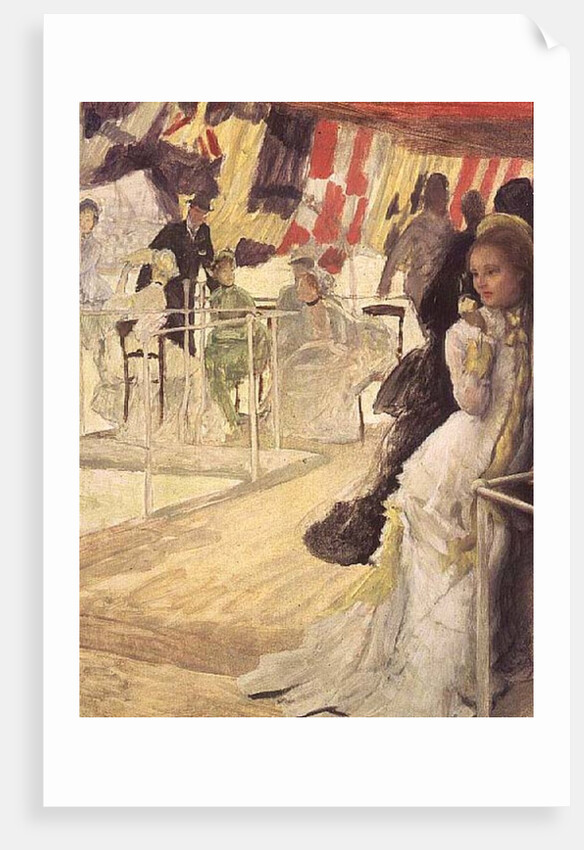 Study for 'The Ball on Shipboard', c.1874 by James Jacques Joseph Tissot