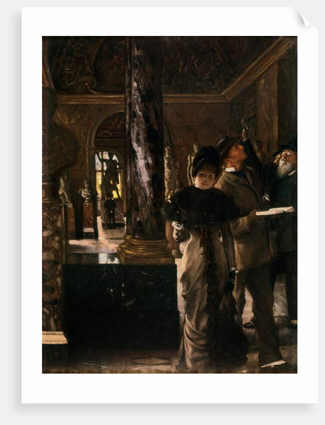 Foreign Visitors in the Louvre, c.1880 by James Jacques Joseph Tissot