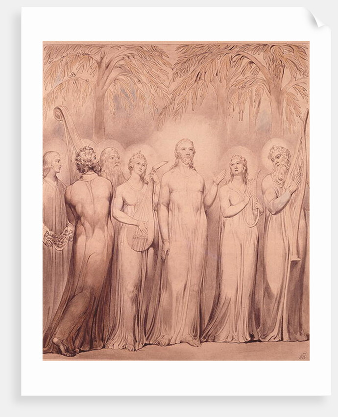 Hymn of Christ and the Apostles by William Blake