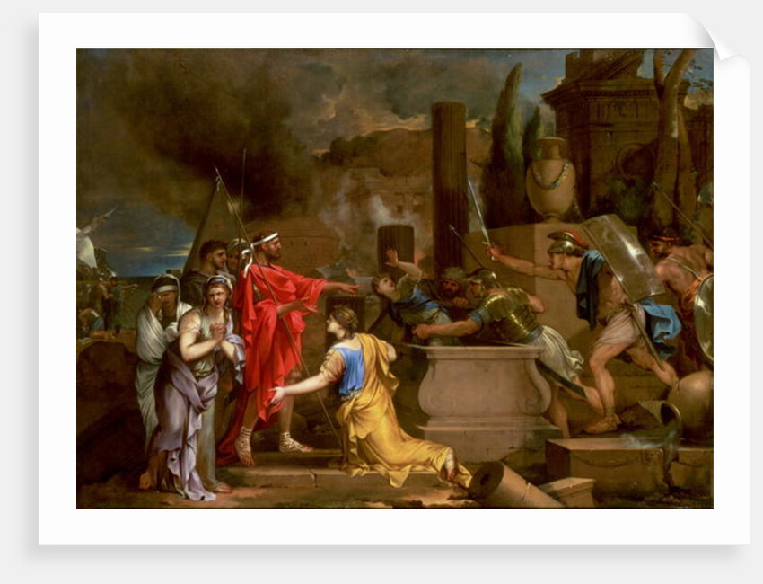 Ulysses discovering Astyanax in Hector's Tomb, c.1654-56 by Sebastien Bourdon