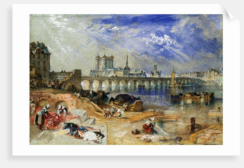 Saumur by Joseph Mallord William Turner