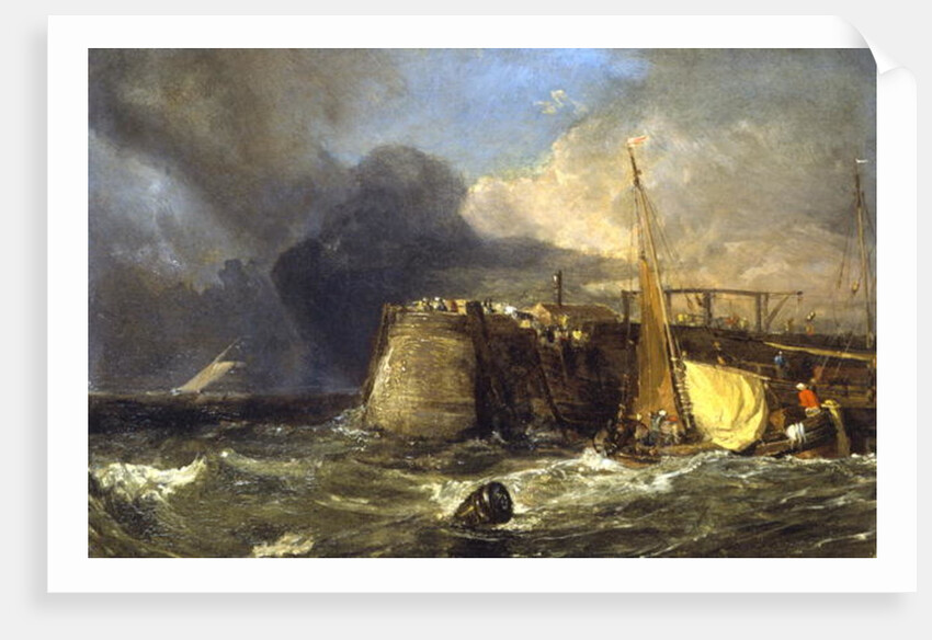 Old Margate Pier by Joseph Mallord William Turner