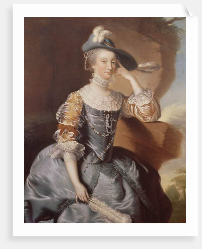 Portrait of Mrs Anne Carver by Joseph Wright of Derby
