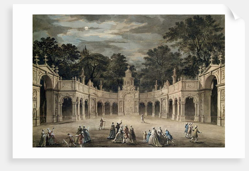 The Illuminations at Buckingham House for King George III's Birthday, June 4th, 1783 by Robert Adam