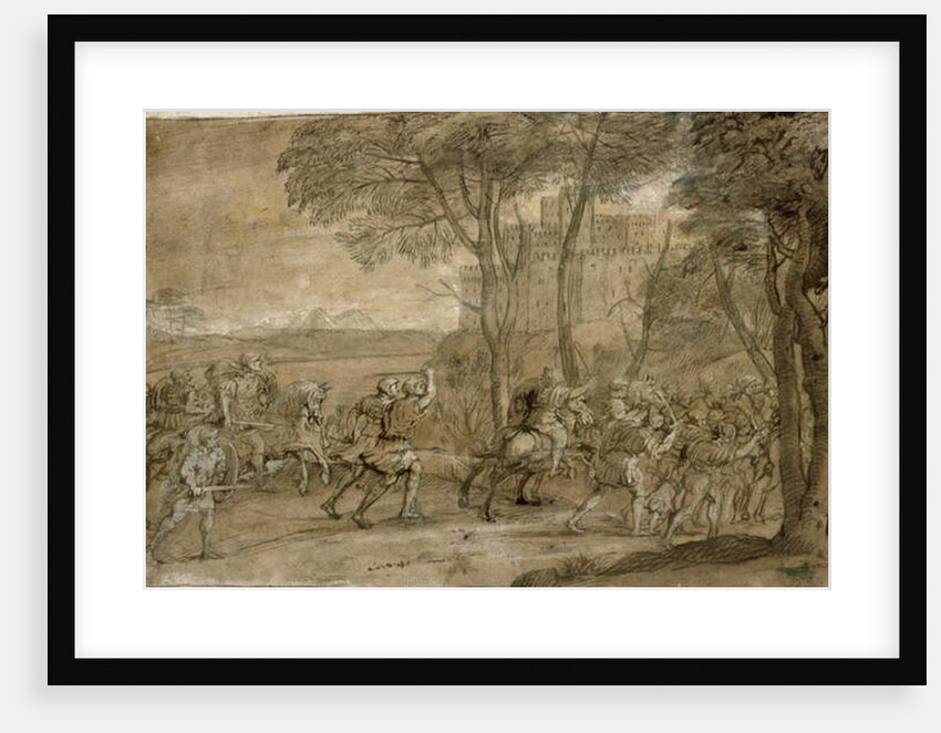 Assault on a Citadel by Claude Lorrain Anonymous