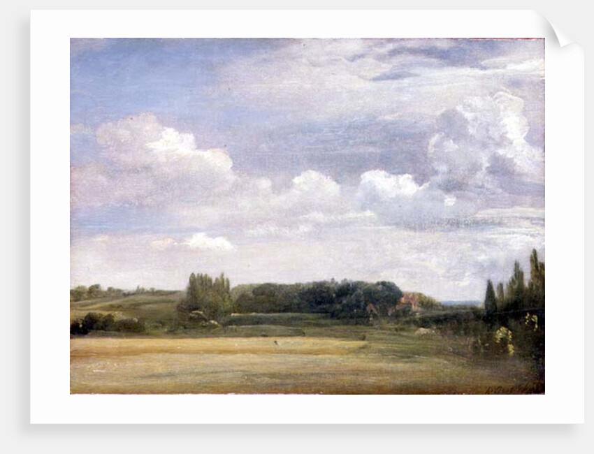 View towards the Rectory, East Bergholt, 1813 by John Constable
