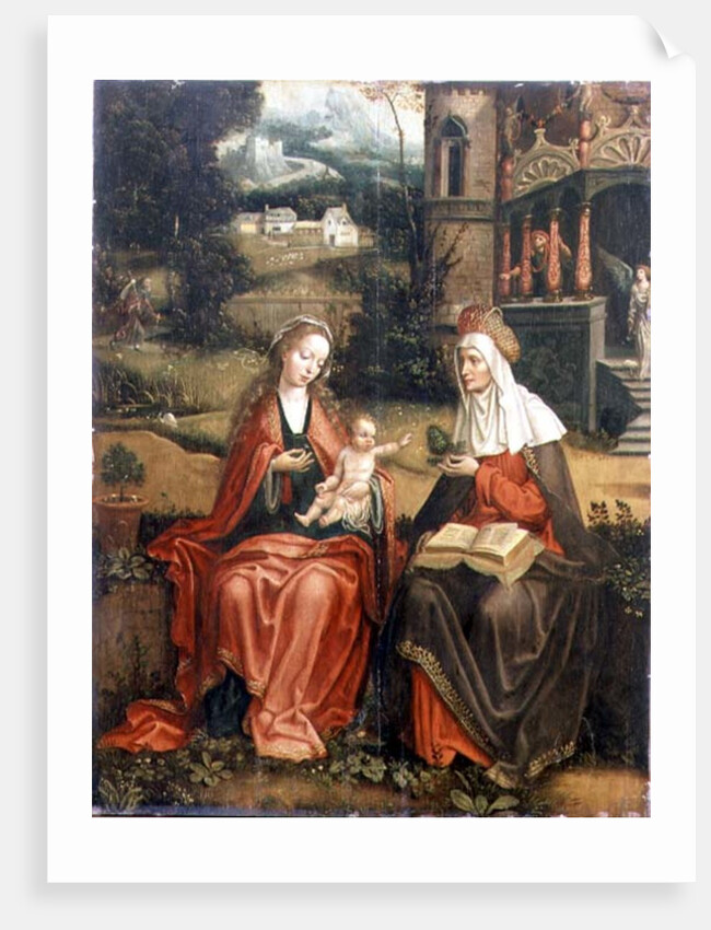 Madonna and Child with St. Anne by Master of 1518
