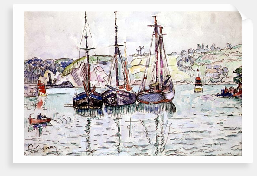 Lezardrieux by Paul Signac
