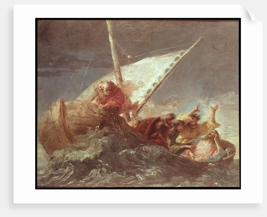 Christ on the Lake of Tiberias by Giandomenico Tiepolo