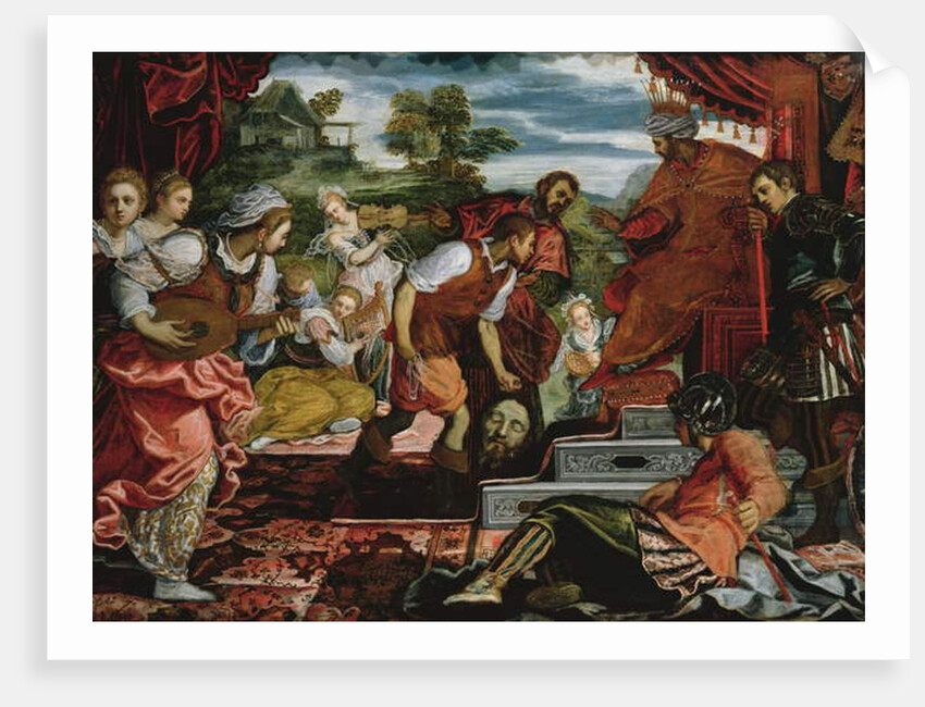 David and Goliath by Jacopo Robusti Tintoretto