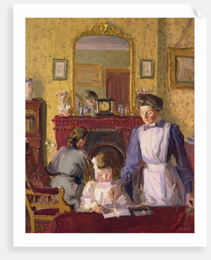 In the Nursery, Snargate Rectory by Harold Gilman
