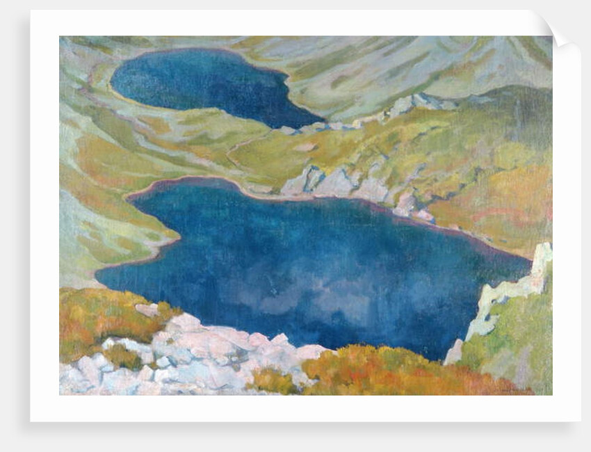 Hinczow Lakes in the Tatra Mountains, 1907 by Stanislaw Ignacy Witkiewicz