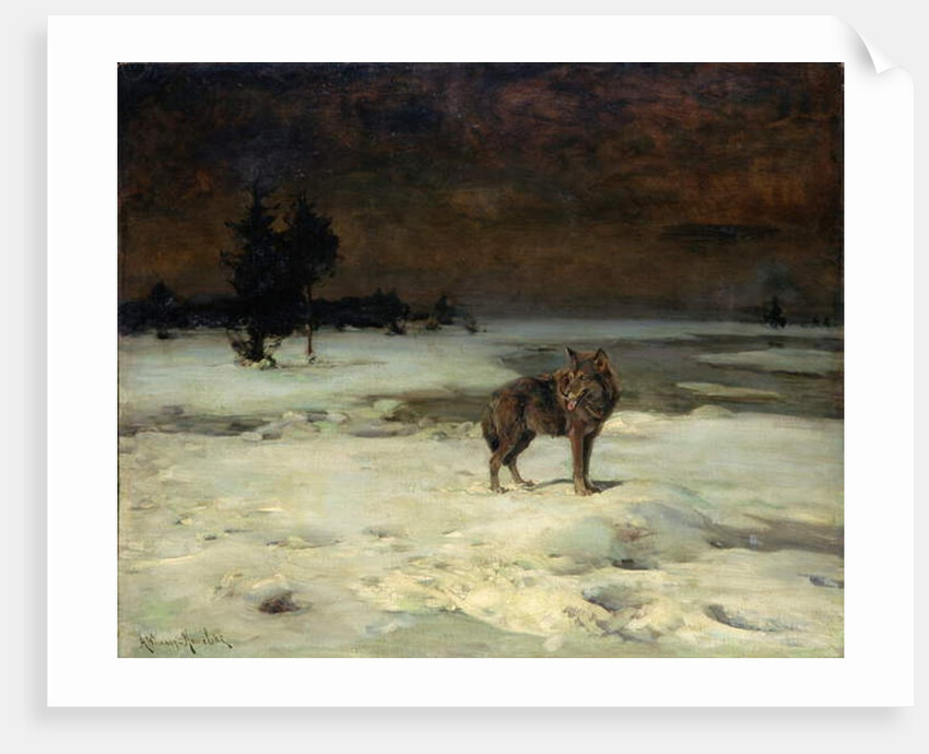 Free and Alone, c.1900 by Alfred von Wierusz-Kowalski
