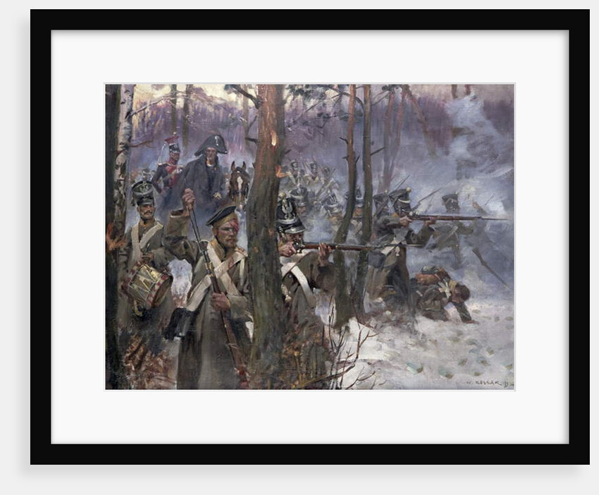 Battle of Olszynk Grochowsk, Warsaw, 25 February 1831, 1912 by Wojciech Kossak