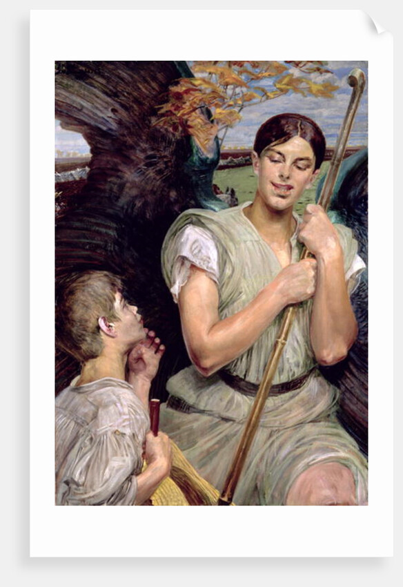 Angel and Shepherd Boy, 1911 by Jacek Malczewski