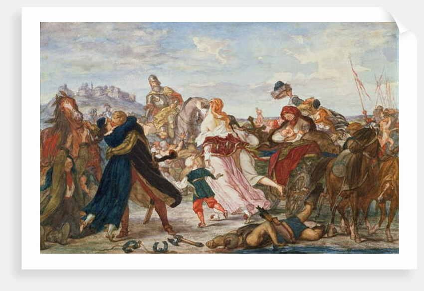 Hetman Koniecpolski Liberating Prisoners from the Tartars in 1624, 1875-76 by Henryk Hipolit Rodakowski