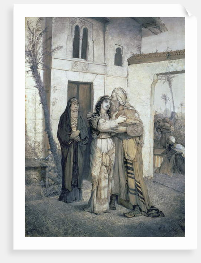 Nathan Greeted by Rachel, 1876 by Maurycy Gottlieb