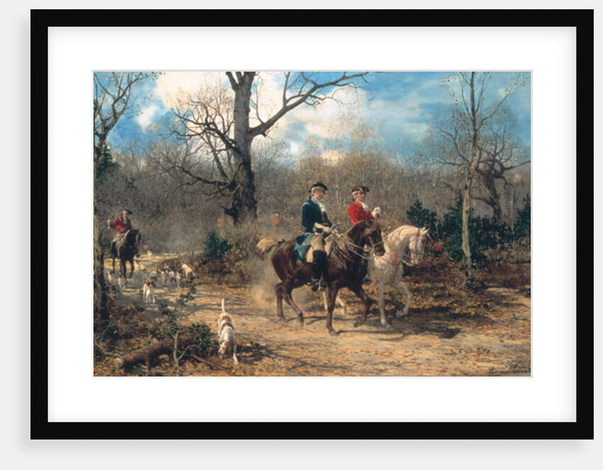 The Autumn Ride, c.1875-80 by Alfred von Wierusz-Kowalski