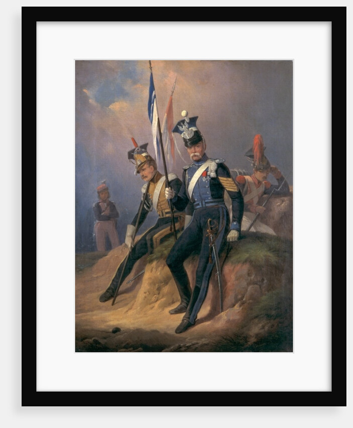 Polish Officers of the Napoleonic Army, 1852 by January Suchodolski