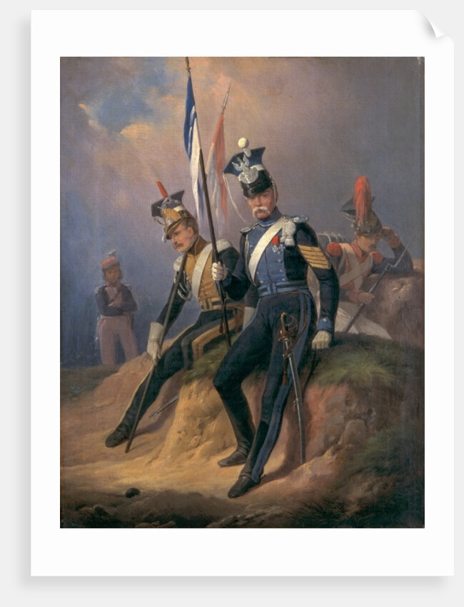 Polish Officers of the Napoleonic Army, 1852 by January Suchodolski