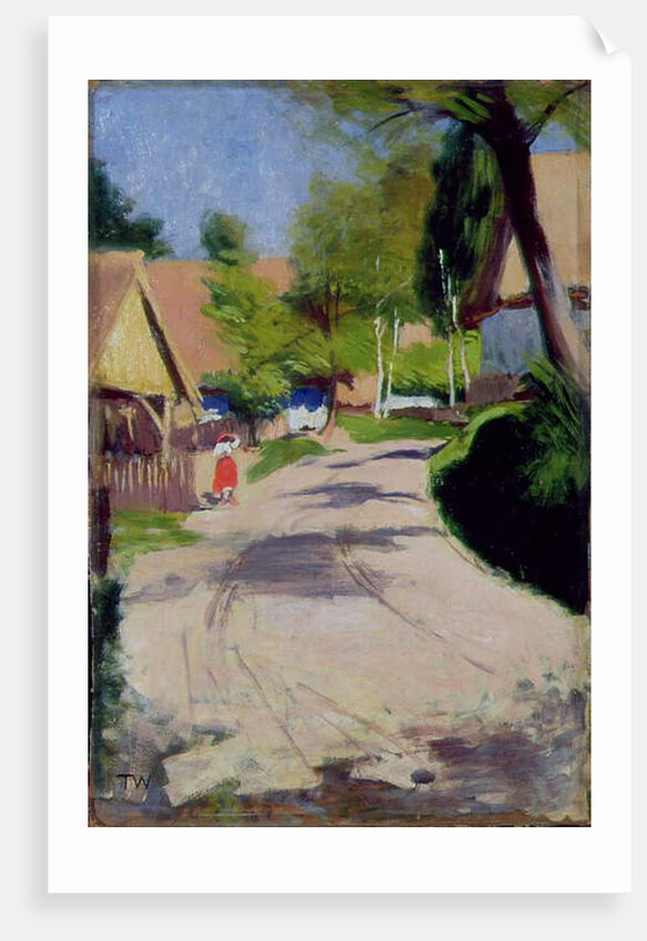 Road through a Village, 1910 by Wlodzimierz Tetmajer