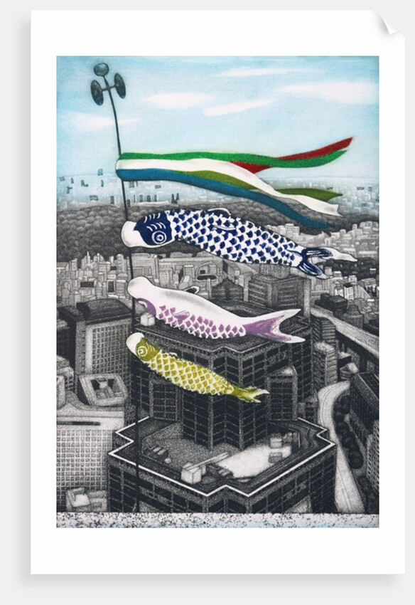 Koinobori, 2007 by Emiko Aida