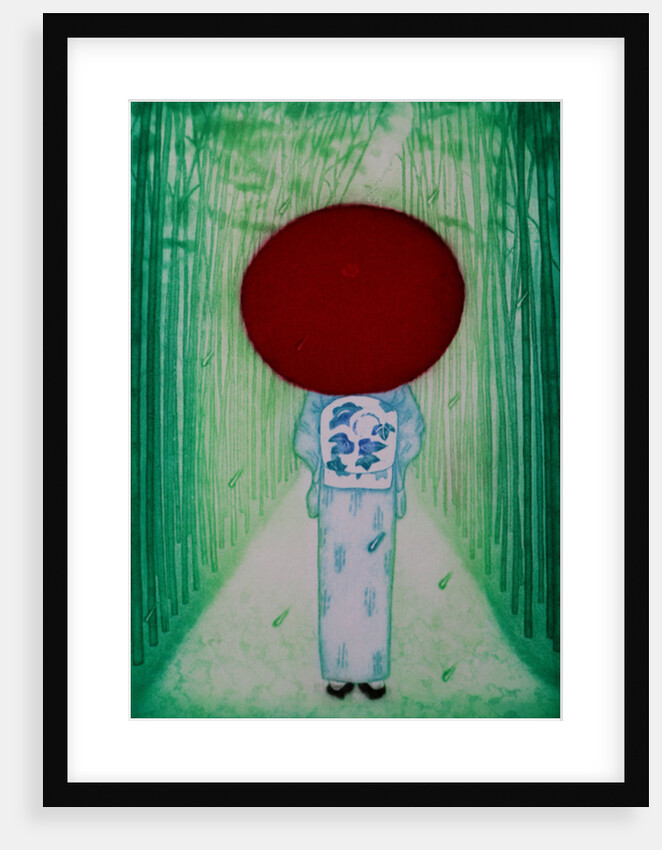 Red umbrella, 2007 by Emiko Aida