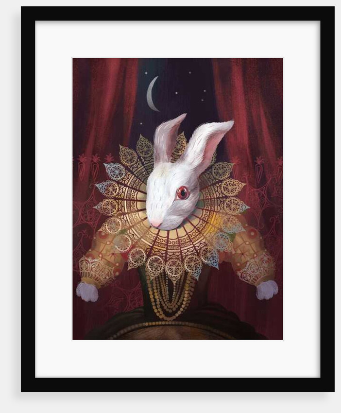 White Like the Moon, 2016 by Runa Anastasiya Rudaya