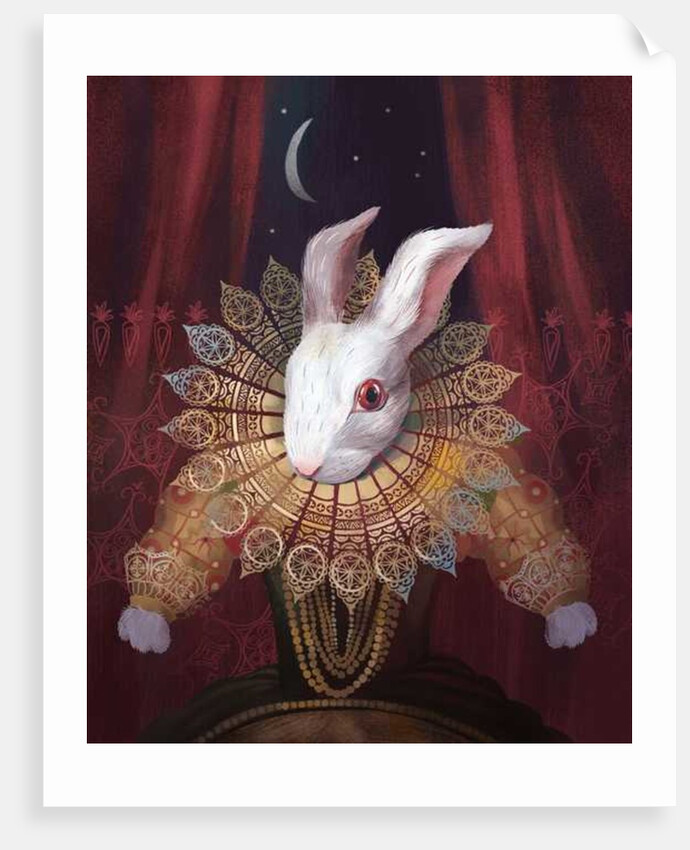 White Like the Moon, 2016 by Runa Anastasiya Rudaya