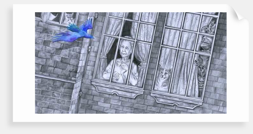 Tea time with the Queen, 2012 by Runa Anastasiya Rudaya