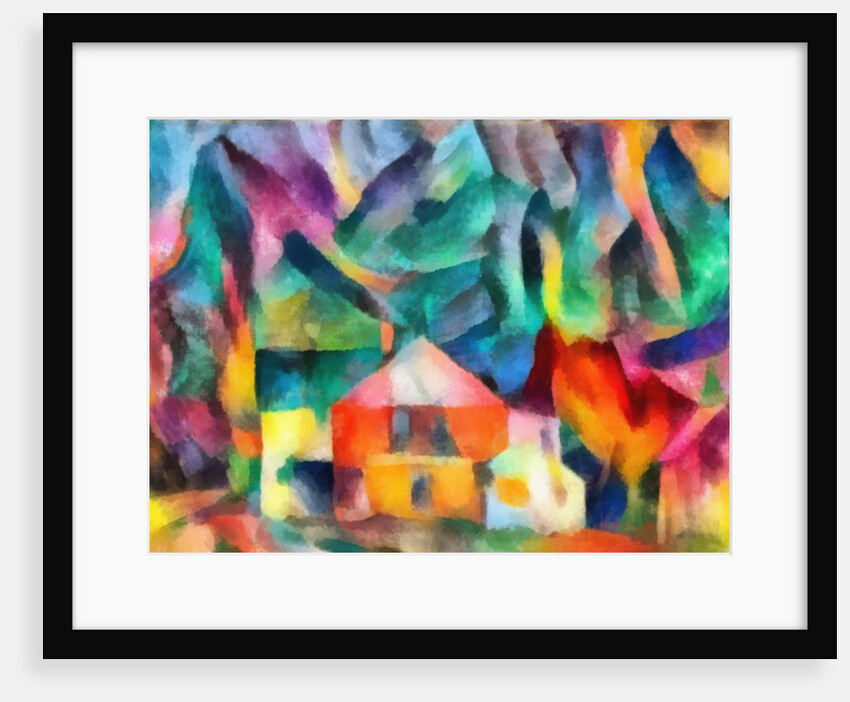 At the foot of the mountains, 2017 by Alex Caminker