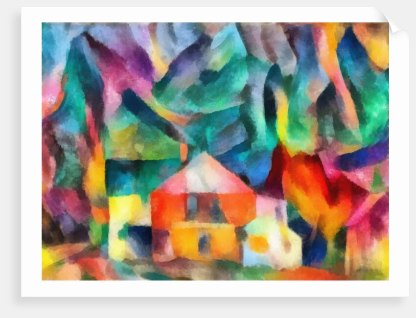 At the foot of the mountains, 2017 by Alex Caminker