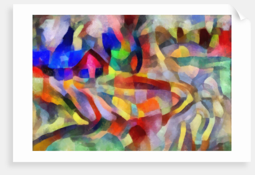 Blue houses,2017 by Alex Caminker