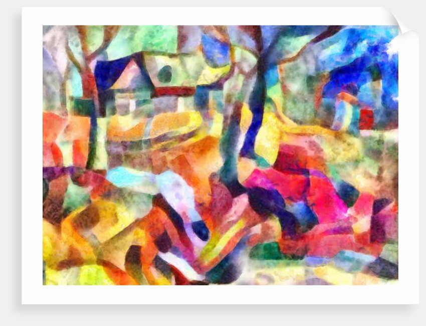 House in the woods, 2017 by Alex Caminker