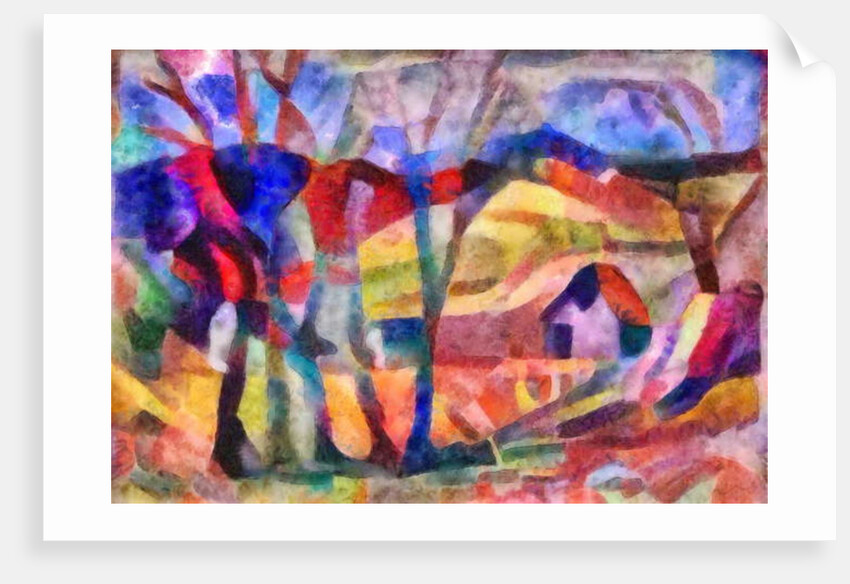 Landscape in pink, 2017 by Alex Caminker