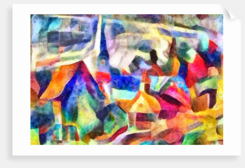 Cathedral in the distance, 2017 by Alex Caminker