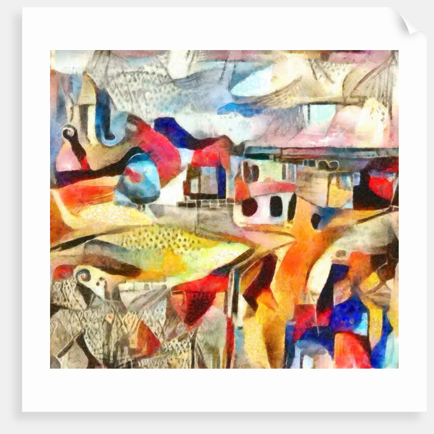 The sky is turning pink, 2017 by Alex Caminker