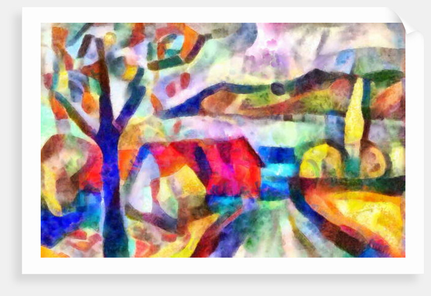 Falling leaves, 2017 by Alex Caminker