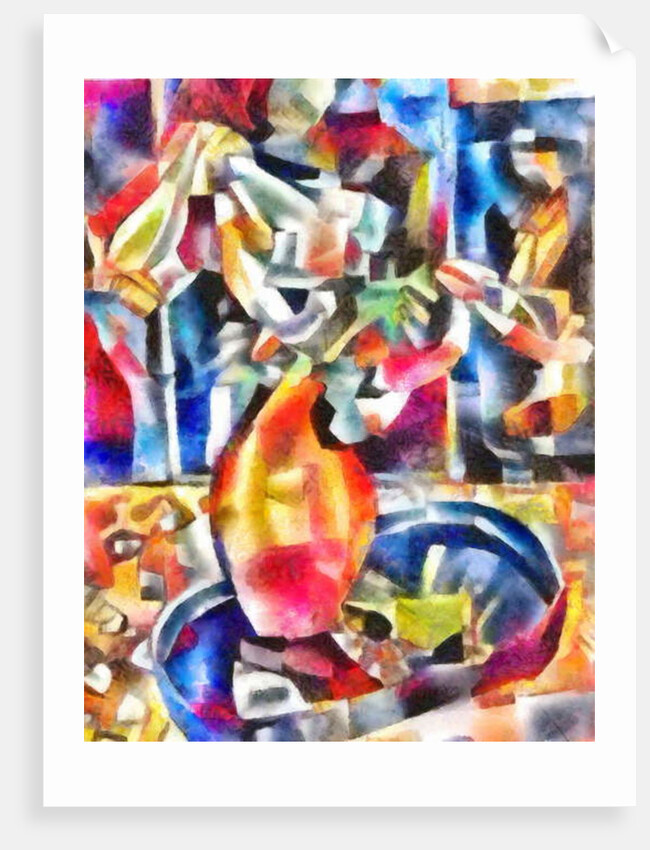 Fading flowers in a bottle, 2017 by Alex Caminker